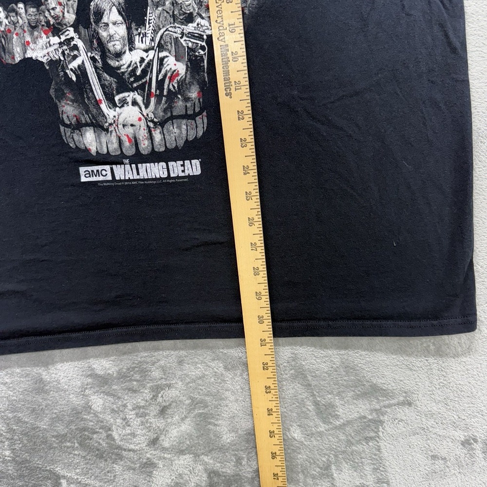 AMC The Walking Dead 2016 Of Skull Montage Us Promo TV Show Rare T Shirt 2XL - Picture 6 of 7